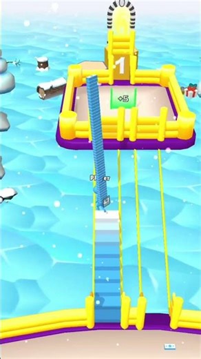 Bridge Race Gameplay | Fast Building Challenge | Mobile Game