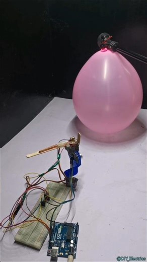 DIY Arduino Missile System with Target Locking & Laser Guided Firing #shorts #arduino #experiment