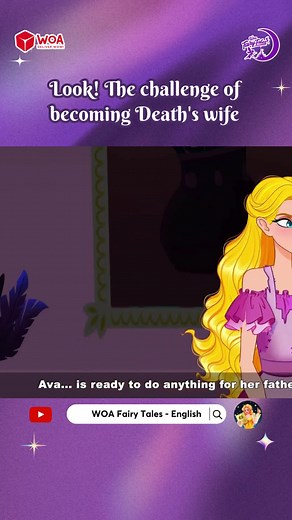 OMG! The girl dared to become the wife of the god of death to rescue her father. #woafairytales #woavideo #woanetwork #mcn #fairytales #princess