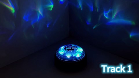 Dance Button with 5 Songs & LED Lights, Funny Party Buttons, Desk Toys for Office Coworkers, Adults Gag Gifts (Disco)