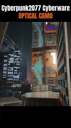 Cyberpunk2077 Cyberware OPTICAL CAMO #cyberpunk #cyberpunk2077gameplay #cyberpunkmusic