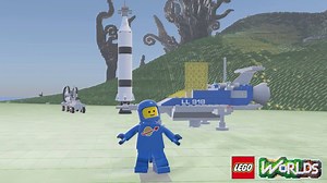 Creative use of the Time Spinner while making a movie in LEGO Worlds is a great way to celebrate Pretend To Be A Time Traveler Day. Just be careful you don't travel TOO FAR through time! | LEGO Worlds