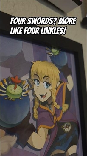 Four Times the Linkle! 💜 #zelda #Linkle #fourswords #art