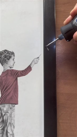 The Carving: A J Hand-Carved Frame Idea