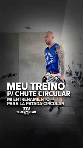 Meu treino para aumentar a potência do chute circular no Muay Thai #shorts