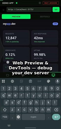 Intode: Mobile SSH IDE with Claude Code Support