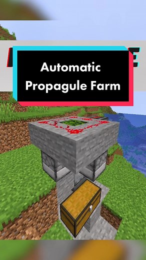 Minecraft Automatic Mangrove Propagule Farm Tutorial