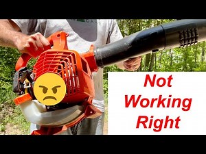 Echo PB 2520 Leaf Blower Update. NOT WORKING RIGHT!