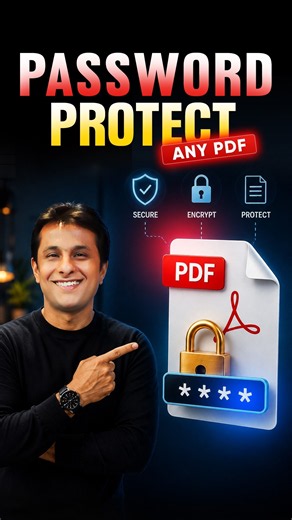 Password Protect Any PDF in 10 Seconds (2026 Trick)