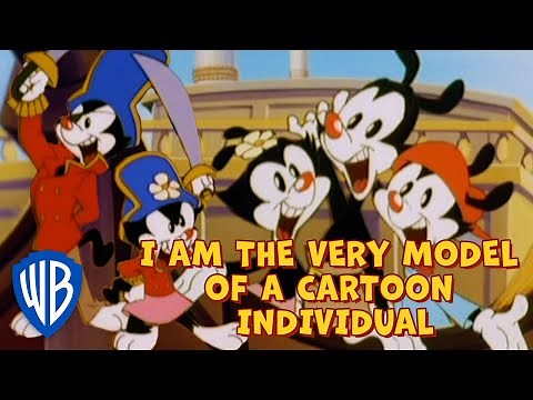 Animaniacs SING-ALONG 🎤 | I Am the Very Model of a Cartoon Individual | WB Kids