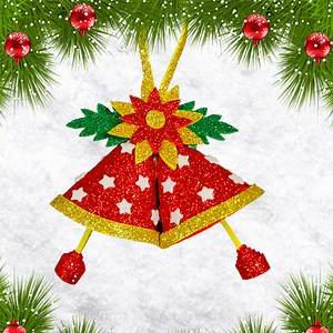 amazing christmas bell making tutorials | My Arts & Crafts