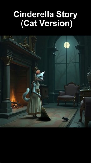 Cinderella Story - Cat Version in Animation