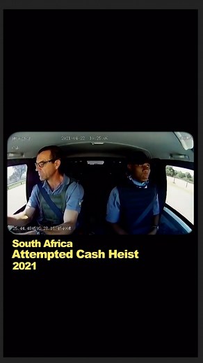 @hardtokill | A failed cash-in-transit heist in South Africa (2021) 🇿🇦 This dashcam footage shows how these 2 securities officers, in an armored cash... | Instagram