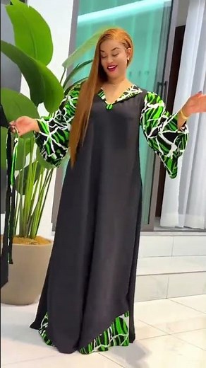 Cette robe longue africaine est un véritable cadeau pour vos yeux, Très Jolie Robe en Pagne Africain