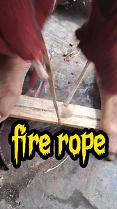 rattan on wood primitive fire lighting. #firemaking #survivalfire #firefriction #primitivefire #selfsufficiensy #fblifestyle | Budhi Bibolang