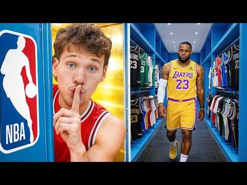 I Built A Secret Room On My Basketball Court!