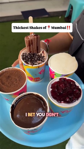 Hinal Chheda & Vishad Gala | Thickest Shakes of 📍Mumbai😋 Must Try - Tiramisu Thickshake Tadgola Thickshake Blueberry Thickshake Choco Lava Thickshake Chocobar... | Instagram