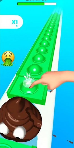 Happy Poop Run 3D! Satisfying Game Ever #shorts #shortsfeed #gaming #funny #viralshorts