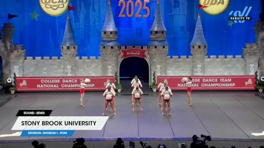 Stony Brook University [2025 Division I - Pom Semis] 2025 UCA & UDA College Cheerleading & Dance Team National Championship