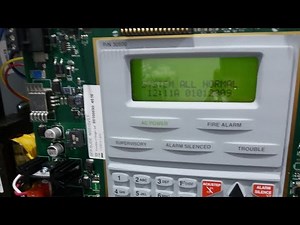 Notifier alarm panel