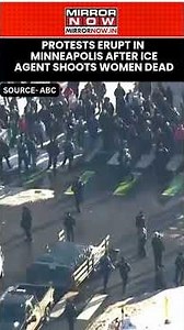 Minneapolis Erupts In Protests After ICE Agent Fatally Shoots Woman During Raid #shorts