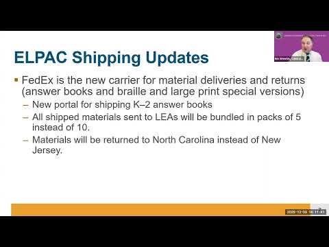Pretest Virtual Training Series: What's New for ELPAC? (December 2025)