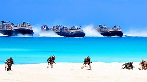 US forces execute modern D-Day with LCAC landing craft