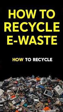 HOW to RECYCLE E WASTE at HOME ♻️ Best Environmentally Friendly Ways to Manage Electronic Waste 2025