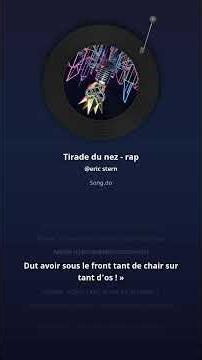 Tirade du Nez