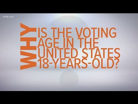 Why is the voting age 18?