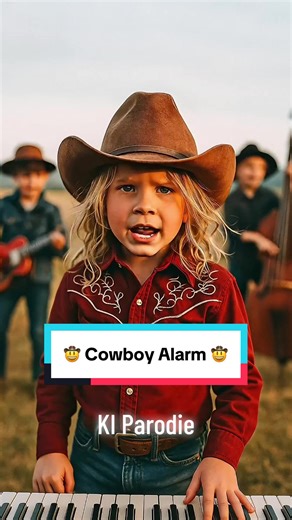 Kleinkind singt Country-Hit auf einer bunten Bühne