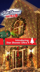 Outshine your neighbors this holiday season with Star Shower Ultra 9! 🎄Project thousands of vivid laser lights on your home with ease. Instant decor, ultra-bright lasers, and thousands of stars! Set up in minutes and enjoy. Shop now! | Star Shower