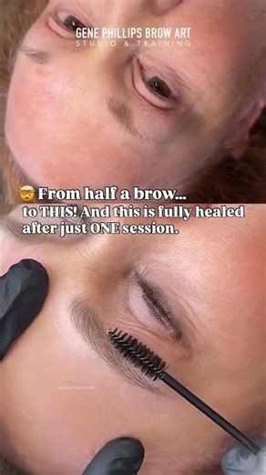 PM Eyebrows Hair Stroke Technique 🌸 | Permanent Makeup Eyebrows by PMU Artist Gene Phillips