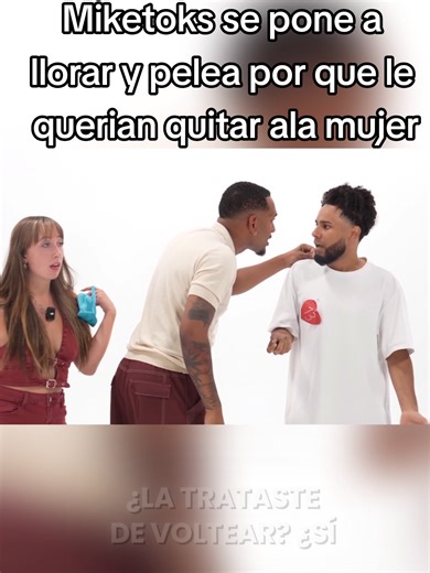 Miketoks se pone a llorar y pelea por que le querian quitar ala su novia!! #miketoks #lebriah #morginia #dramatiktok #celos