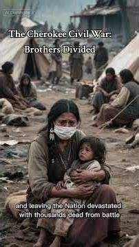 The Cherokee Civil War #youtubeshorts #CherokeeHistory #CivilWar #NativeAmericanHistory #HiddenHist