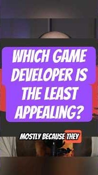 Which Game Developer Is the Least Appealing? #videogames #gamingvideos #gaming #gamingshorts