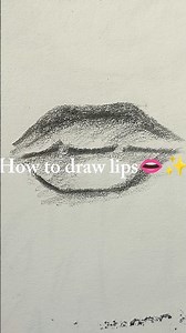 “The Easiest Way to Draw Perfect Lips!🤯"#animetutorial