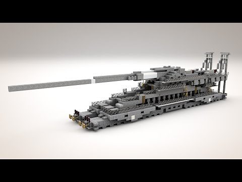 Minecraft Schwerer Gustav Railway Gun Tutorial Part 1
