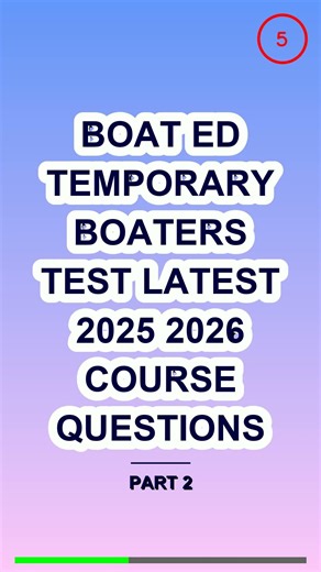 Boat Ed Temporary Boaters Test Latest 2025 2026 Co