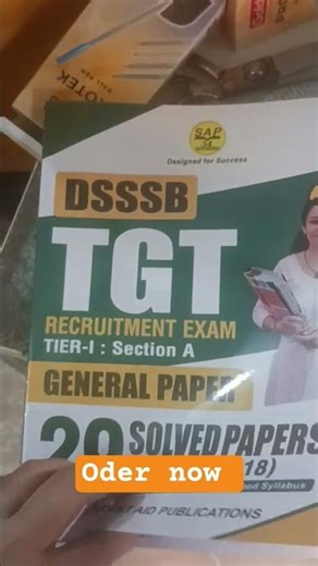 Best book for dsssb latest pattern 29 solved paper #dsssb #dsssbnotice #govtjobs