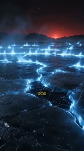 The Planet Where ICE BURNS With Blue Fire! 🧊🔥 #shorts #space #universe #planet
