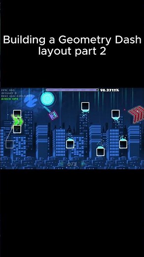 Building a Geometry Dash layout part 2 #geometrydash #gd