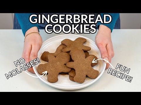 EASY Gingerbread Cookies WITHOUT MOLASSES
