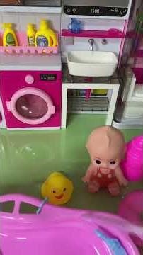 My New Baby Doll: Bath & Dinner Time! 🍼🛁• Caring for My Sweet Little Doll ✨