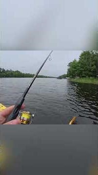 Kayaking for Pike: Wind Can't Stop This Catch! #shorts