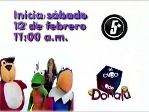 El cubo mágico de Donalú primer comercial Canal 5 Televisa 2000