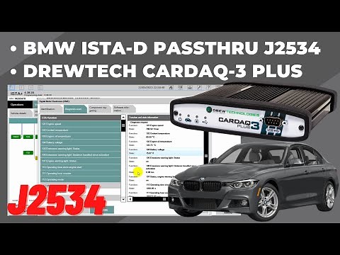 BMW ISTA-D PASSTHRU J2534 | DREWTECH CARDAQ-3 PLUS