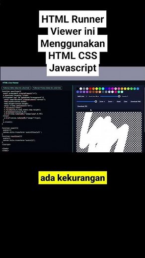 Aplikasi HTML Runner Viewer (HTML CSS Javascript)