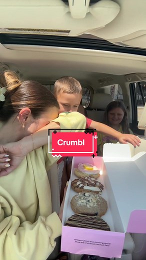 Crumbl review with my kiddos 😅🍪 #cookies #crumbl #mukbang #parenting #fyp