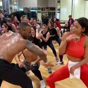 Push Kickboxing Class by Joseph D. This is how we cool down!